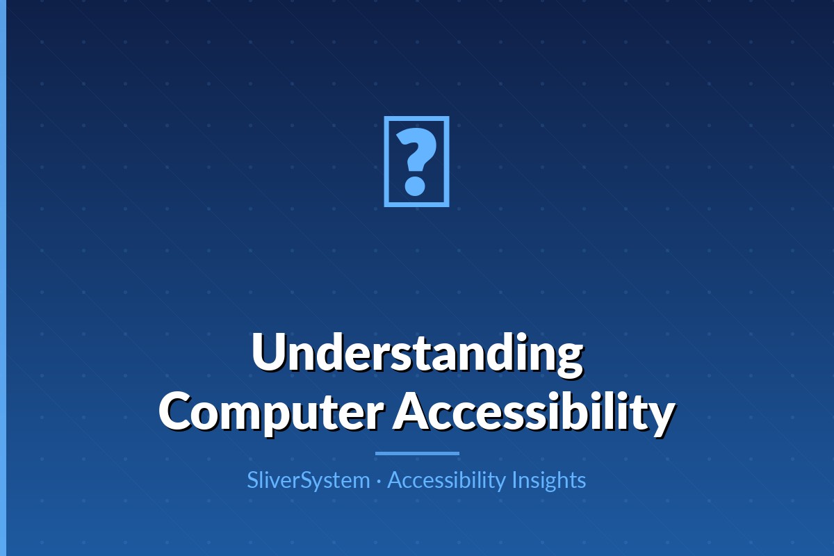 Inclusive user research for accessibility